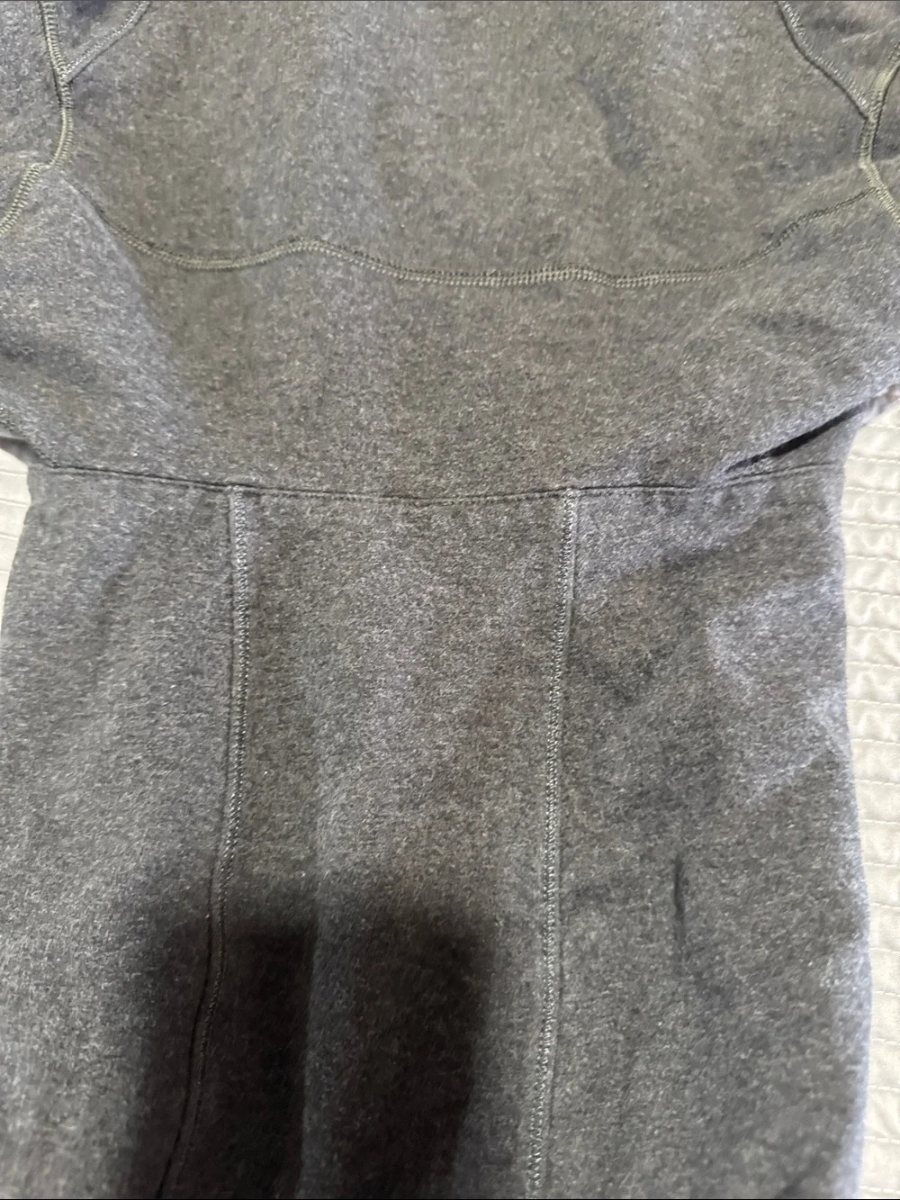 lululemon athletica Dark Charcoal Hooded Pullover old version .